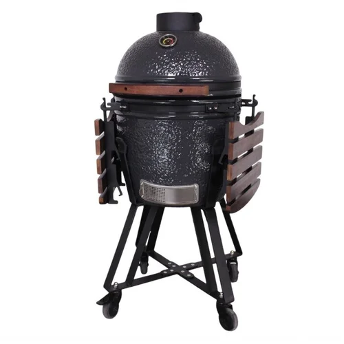 KAMADO Media E-21 BBQ kepsninė, juoda, 130x73x122 cm image 2