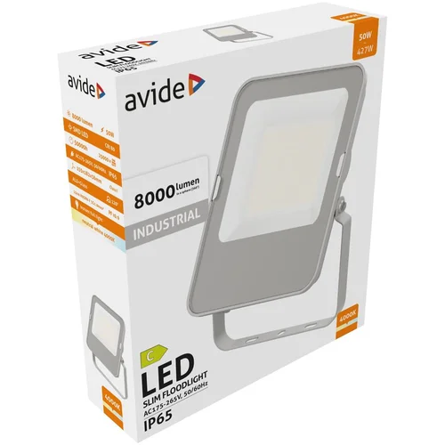 LED lauko prožektorius AVIDE Industrial 50W 8000lm image 2