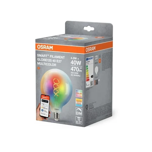 Osram SMART+ E27 G125 RGBW FL 4.5W image 2