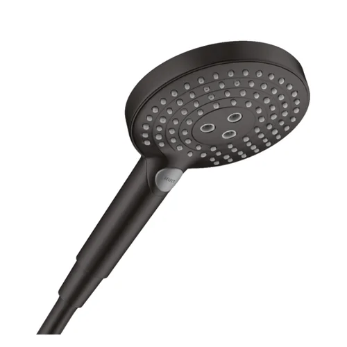 Hansgrohe Raindance Select S 120 3jet PowderRain – juodas matinis image 1