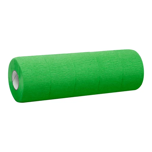 ACTIVESHOP vienkartinės žalios kirpyklinės kaklajuostės, 5 ritinėliai image 1