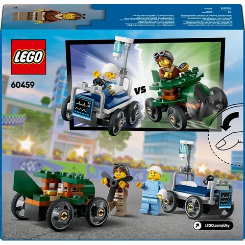 LEGO® City 60459 Aeroplane vs Hospital Bed RaceCar Pack image 2