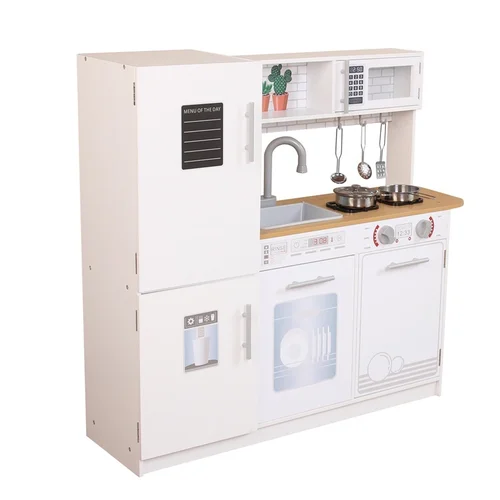 EcoToys Kids Kitchen Vaikiška virtuvėlė balta image 2