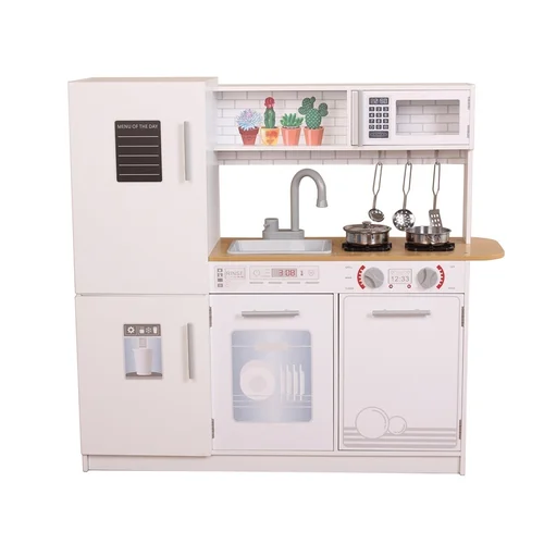 EcoToys Kids Kitchen Vaikiška virtuvėlė balta image 3