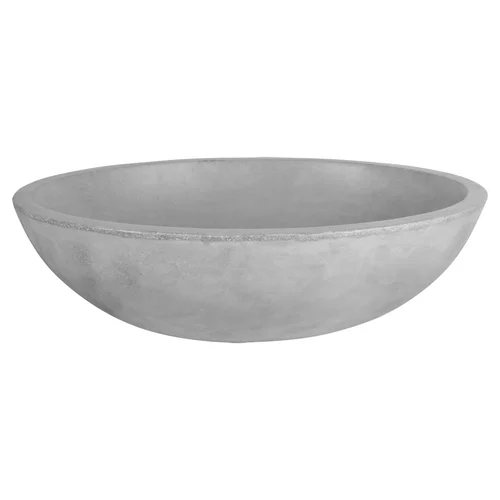 Apvalus praustuvas 50 x 38 x 14 cm, šviesiai pilkas image 2