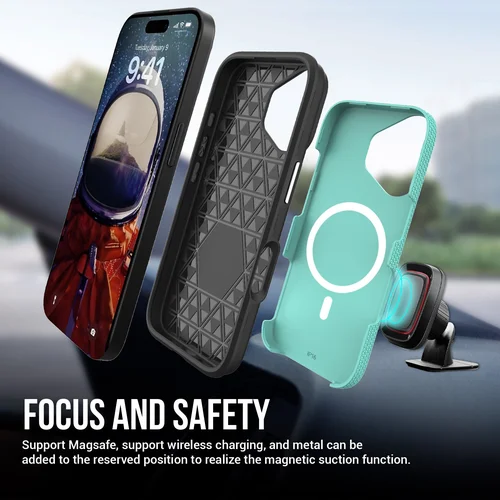 Perfectionists Triangle Mag Case Apple iPhone 16 Plus Žalia image 2