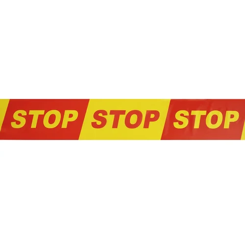 Specialist+ SPECIALIST+ juosta STOP, 100 mm x 100 m, raudona/geltona image 2