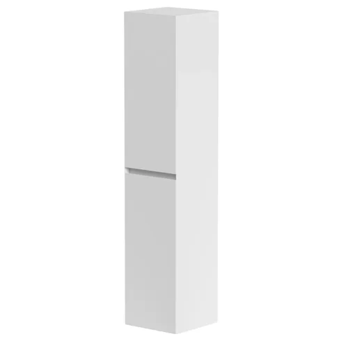 Kame LOFT ūkinė spintelė TU/35-2/D02-LFT, 35 cm, Matinė balta image 1