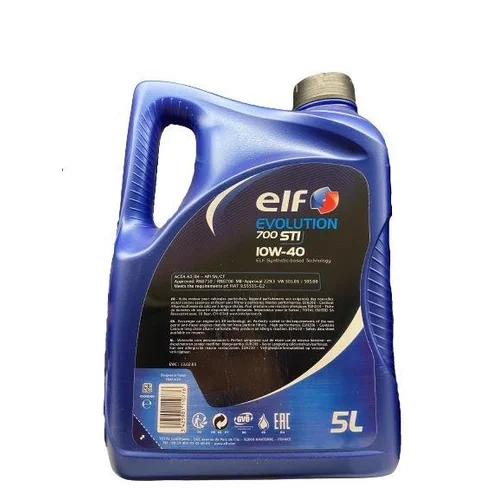 ELF EVOLUTION 700 STI variklinis tepalas (10W-40; 5 l) image 2