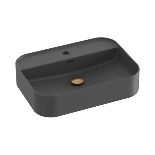 Keraminis praustuvas Ceramic Slim Shelf R 55, antracitas image 2