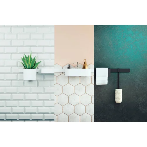 Hansgrohe WallStoris 105 3jet Activation EcoSmart juodas matinis image 2