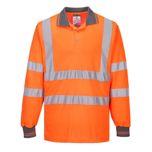PORTWEST S277 polo marškiniai ilgomis rankovėmis, Dydis S, Oranžinė image 2