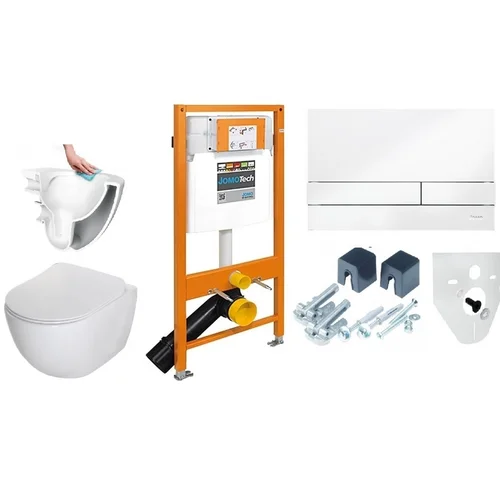 Werit Jomo potinkinis WC rėmas, Deante Peonia Rimless klozetas image 2