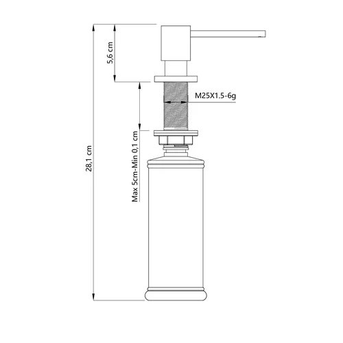Quadron LORI MFT001-BLM, 500 ml image 2