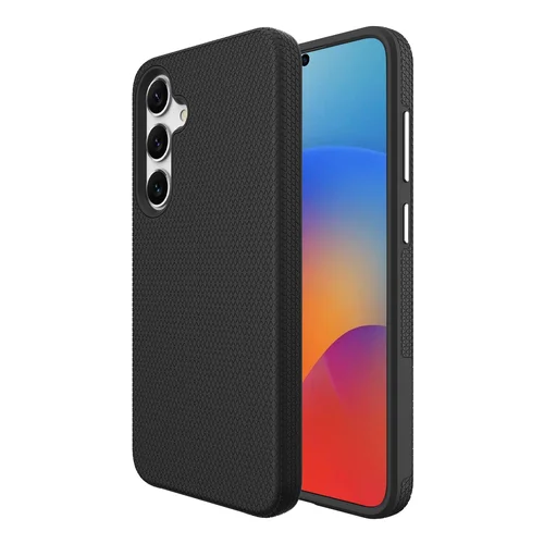 Dėklas Perfectionists Triangle Case Samsung S721 S24 FE Juodas image 1