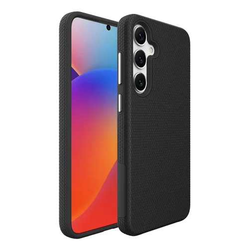 Dėklas Perfectionists Triangle Case Samsung S721 S24 FE Juodas image 2