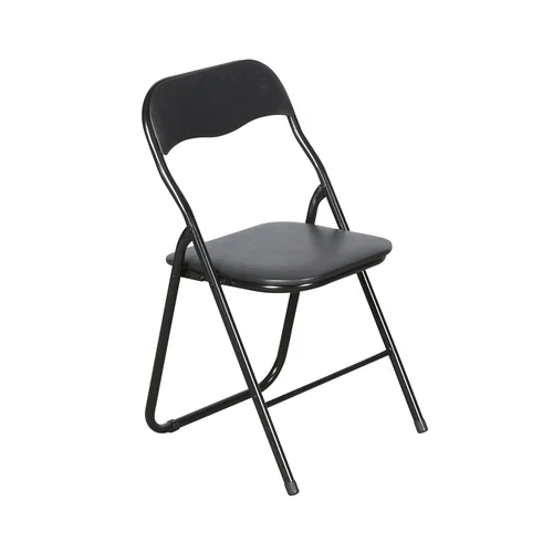 Sulankstoma lauko kėdė „Odelija”, juoda image 1