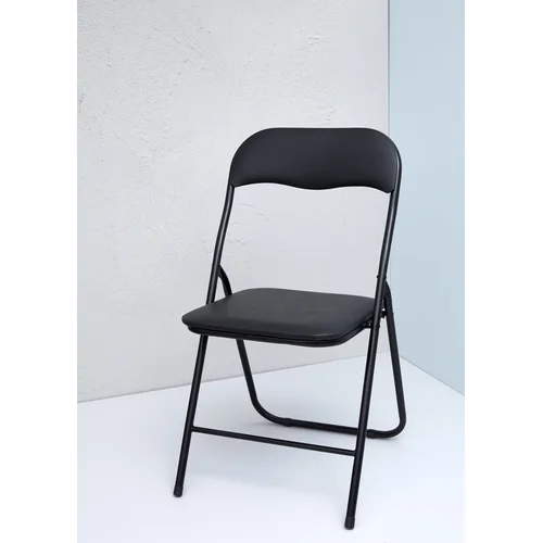 Sulankstoma lauko kėdė „Odelija”, juoda image 2