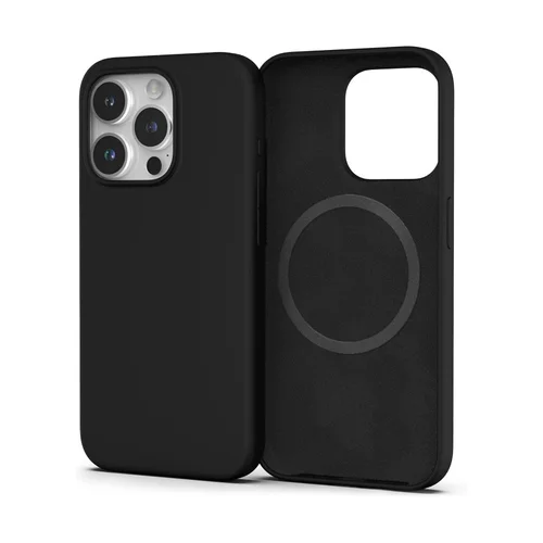 Dėklas Mag Silicone Case Apple iPhone 15 Pro Raudonas image 2