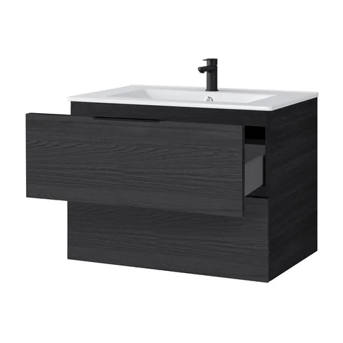 Riva SA 700-6 vonios spintelė su praustuvu Woodflow Ash image 2