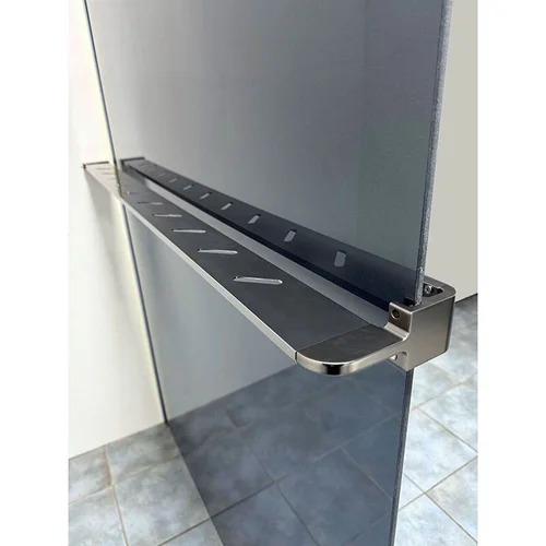 RAVENA Lentynėlė dušo sienelei Gun Grey image 2