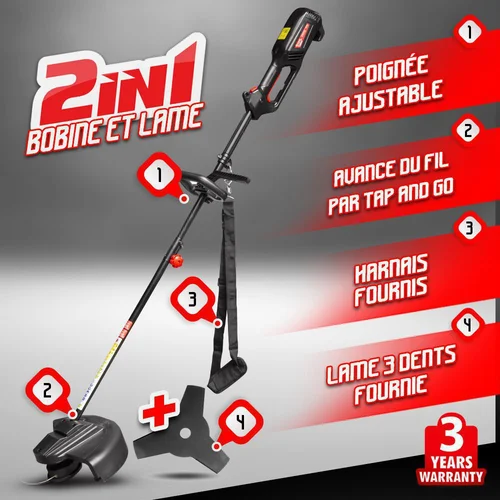 Elem Garden Technic Elektrinė žoliapjovė-trimeris 1200 W image 2