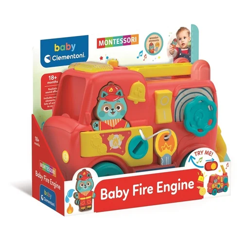 Clementoni Montessori Fire Engine – Edukacinis žaislas image 2