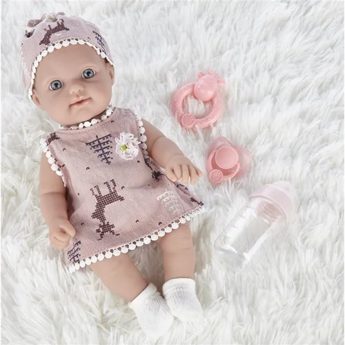 Pure baby ZJA215301 30 cm Rožinė lėlė kūdikis image 2