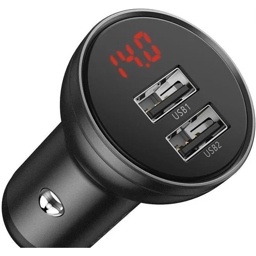 Baseus CCBX-0G Automobilinis įkroviklis LED 24W 2× USB image 3