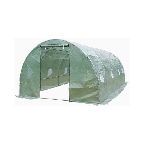 Šiltnamis su armuota plėvele, 18 m2, 3x6 m, žalias image 1