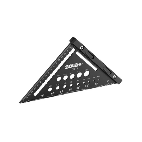 SOLA TDS 18 aliumininis trikampis kampainis 180 mm image 1