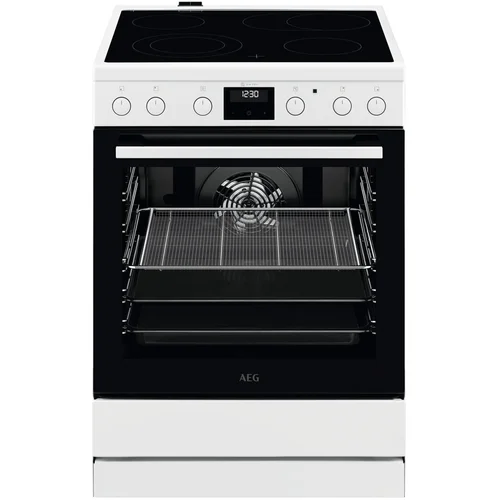 AEG CCB6440CBW elektrinė viryklė su elektrine orkaitė, 60 cm, balta image 1