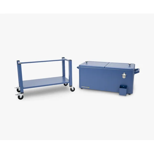 Sodo šaldytuvas Permasteel PS-223-80QT-AZ, 80 l, žydras image 3