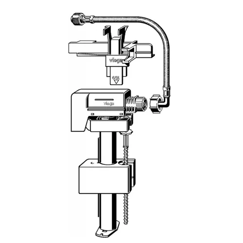 VIEGA Potinkinio WC bakelio 2H prileidimo mechanizmas 718152 image 2