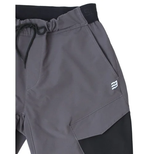 BoSafety Šortai COMFORT SH-COMFORT-0602 4-way stretch 46, Grey/Black image 3