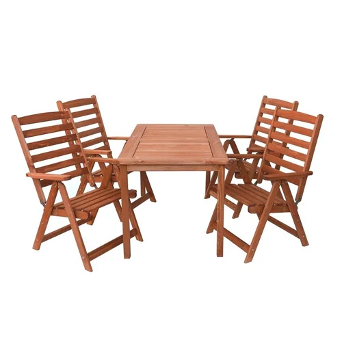 Sorrento KG10600 Lauko stalas 140×78×72 cm, rudas image 2