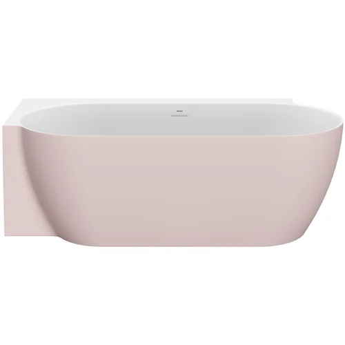 Vonia Freedom Corner II Tec 175x86 Kairinė, laisvai pastatoma, Alabaster Pink/balta image 2