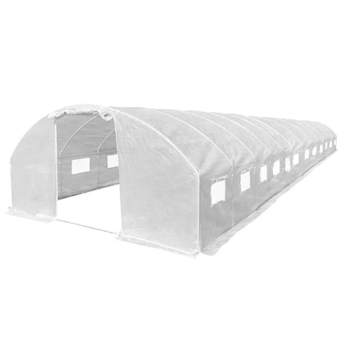 Šiltnamis su armuota plėvele, 48 m2, 4x12 m, baltas image 1