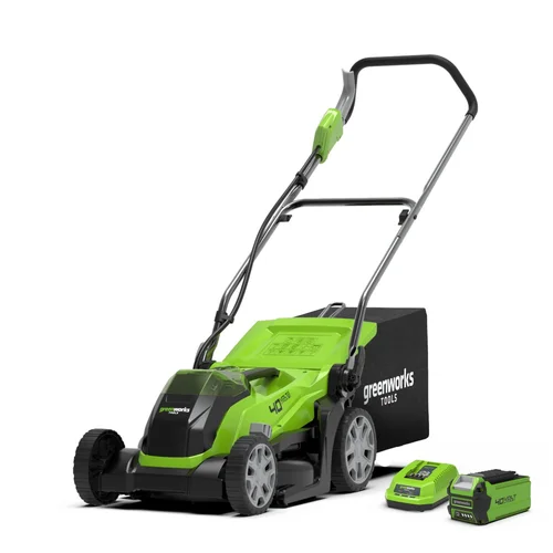 Greenworks G40LM35K2 akumuliatorinė vejapjovė, 40 V, 2,0 Ah, 35 cm image 1