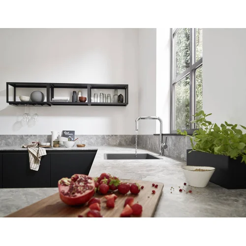 Hansgrohe Talis M54, U 220, 1jet, 72806800, Nerūdijančio plieno image 3