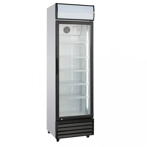 Scandomestic SD 417 E šaldytuvas-vitrina Balta 280 L image 1