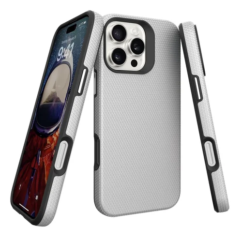 Perfectionists Triangle Mag Case Apple iPhone 15 Pro Max Sidabrinis image 3