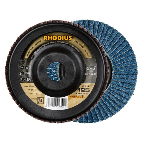 Rhodius LSZ40 lapelinio šlifavimo disko 180 mm image 1