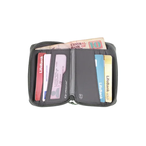Lifeventure RFiD Bi-Fold Recycled piniginė – Žalia image 3