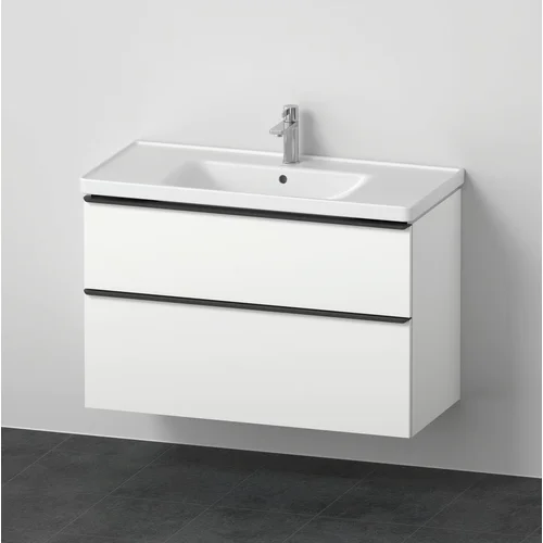 Spintelė su praustuvu Duravit D-Neo DE012201818, balta matinė, 1000×480 mm image 1