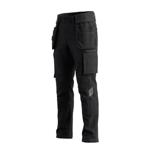 BoSafety TENSIONPRO-0200 Darbo kelnės (52, Juoda) image 2