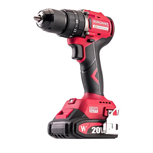 WORCRAFT Akumuliatorinis suktuvas-gręžtuvas su kalimu, 20V LI-ION, 2x2.0Ah image 3