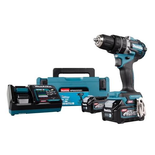 Makita HP002GD201 Akumuliatorinis smūginis gręžtuvas-suktuvas, 40V XGT Li-ion image 1