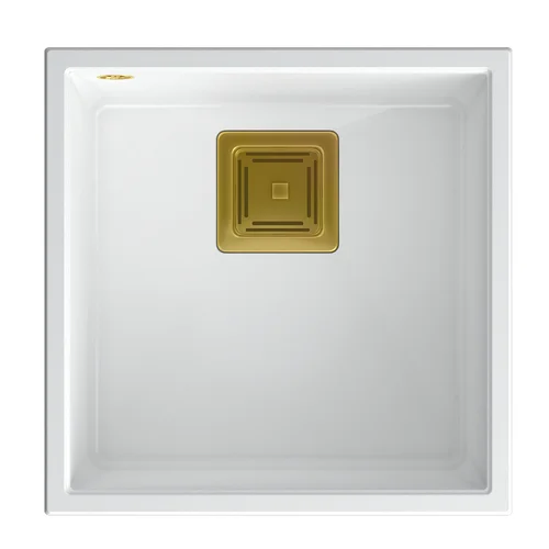 Quadron DAVID 40 HQD4242U1-G1, 420x420x225 balta/aukso image 1