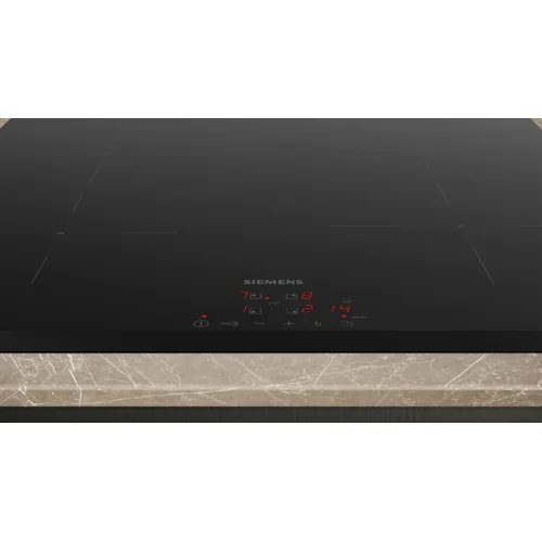 Siemens EH631BEB6E įmontuojama indukcinė kaitlentė 60 cm Juoda image 2